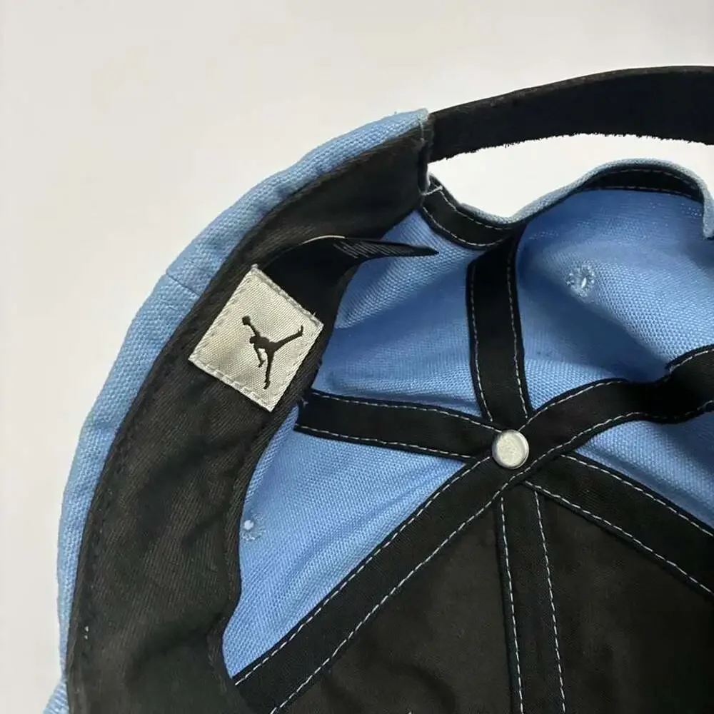 Nike Jordan Jumpman Canvas Strapback Dad Hat Light Blue